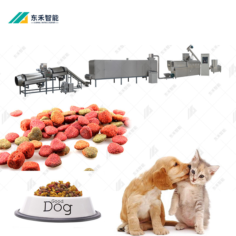 狗粮猫粮生产机器 宠物饲料膨化机 狗粮制造机