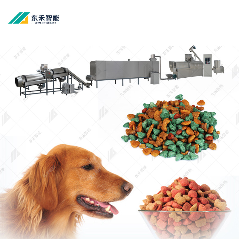 宠物饲料生产线狗粮猫粮膨化机械设备宠物食品厂家定制